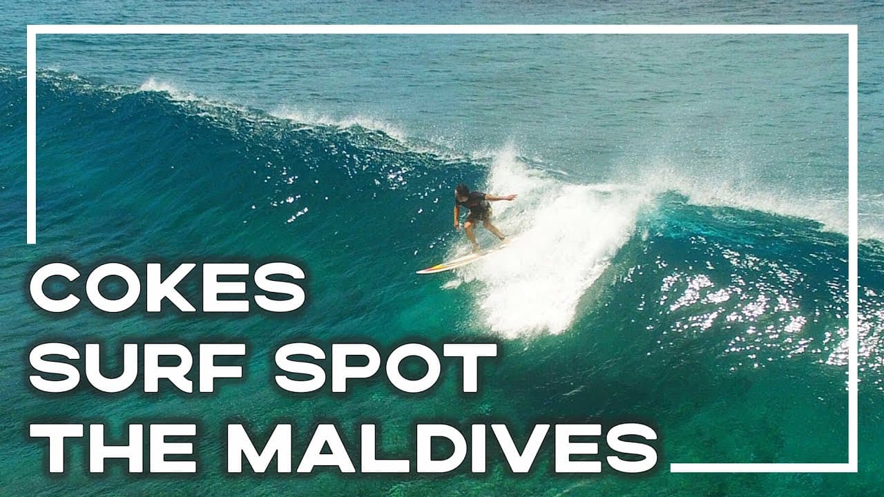 Surfing In The Maldives At Cokes Surf Spot, Thulusdhoo (Drone Edit) 🇲🇻